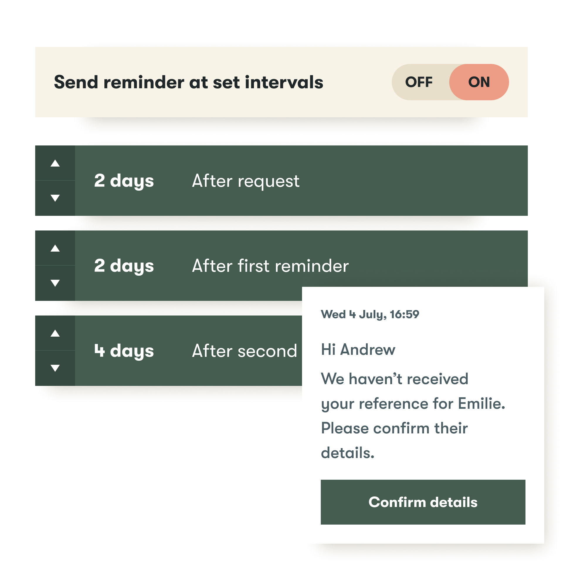 Reference checks in Pinpoint